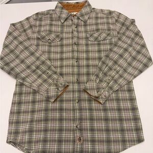 Legendary Whitetails Green and Brown Plaid Shirt